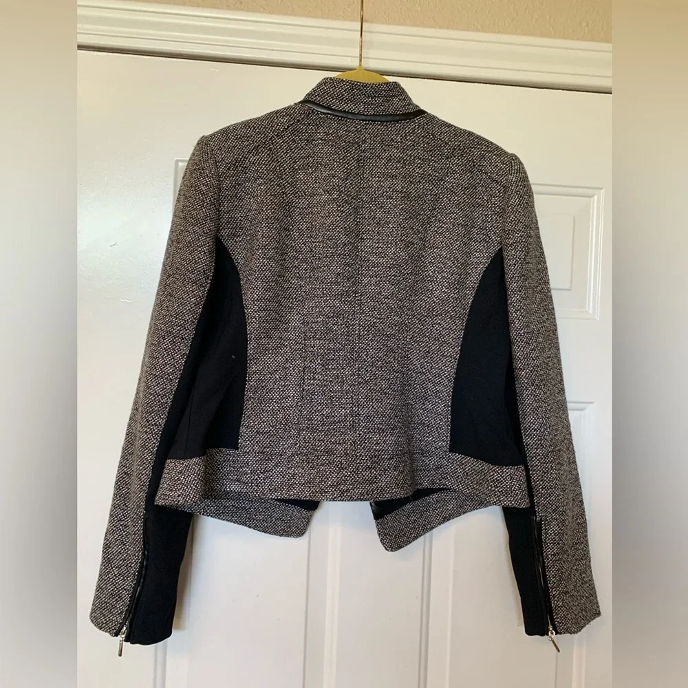 White House Black Market Women's Tweed Moto Jacket 🌴